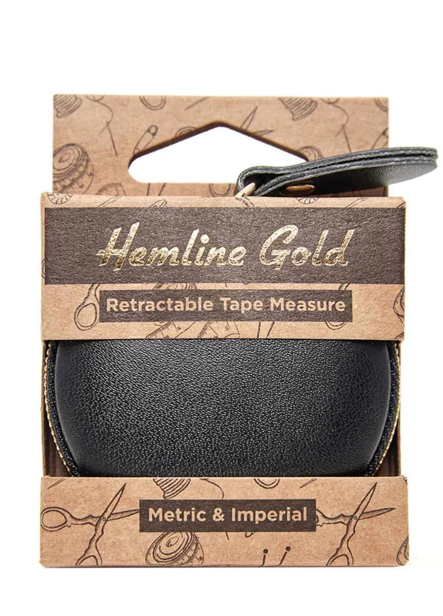 Сантиметровая лента рулетка Hemline Gold