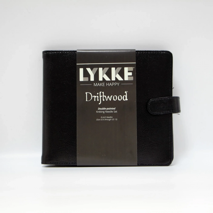 Набор чулочных спиц для вязания Lykke Driftwood 15 см дерево 4 мм-9 мм