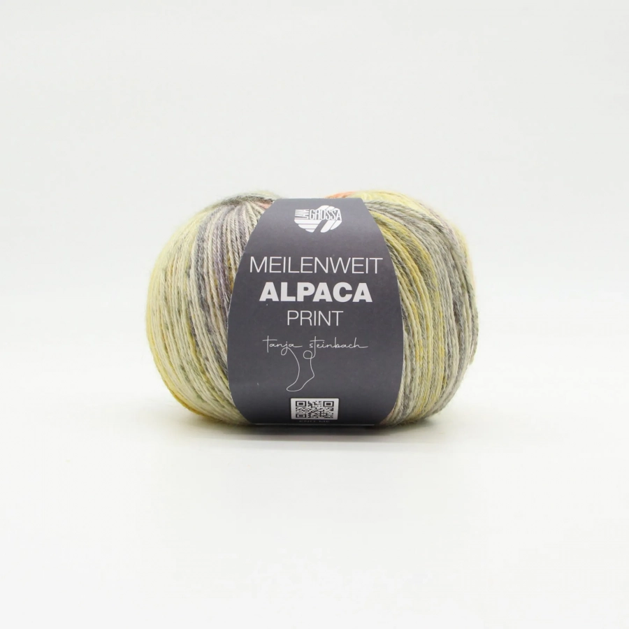 Lana Grossa Meilenweit 100 Alpaca Print