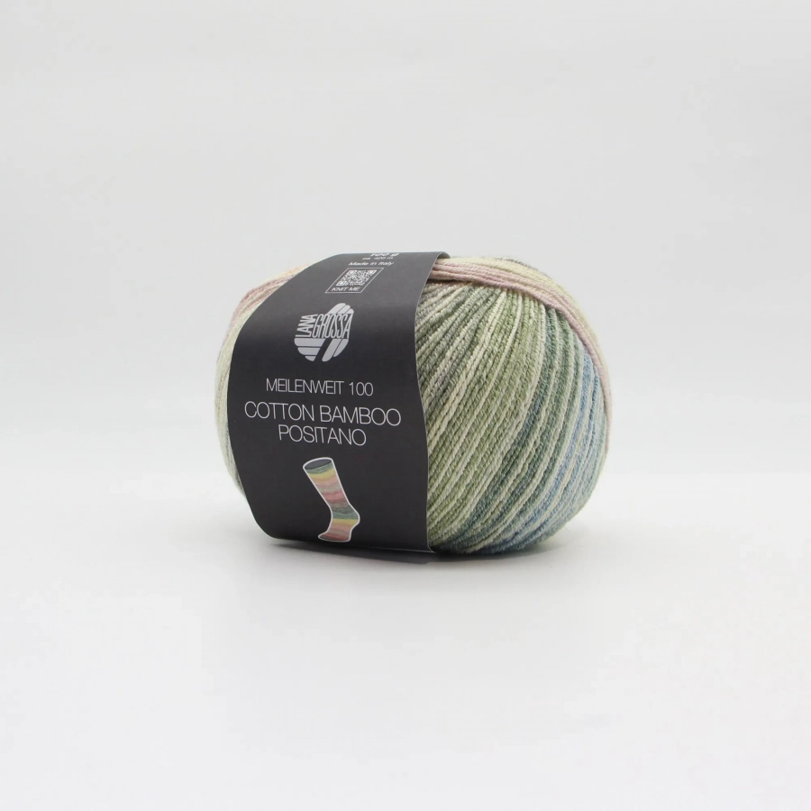 Lana Grossa Meilenweit 100 Cotton Bamboo Positano 