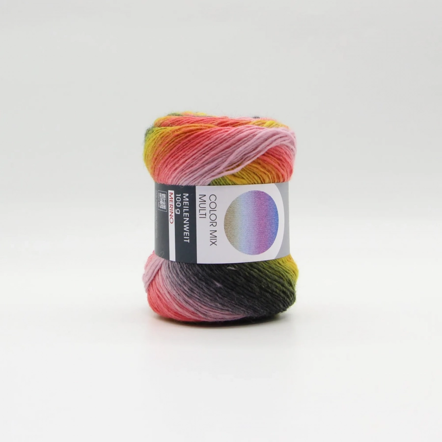 Lana Grossa Meilenweit 100 Color Mix Multi