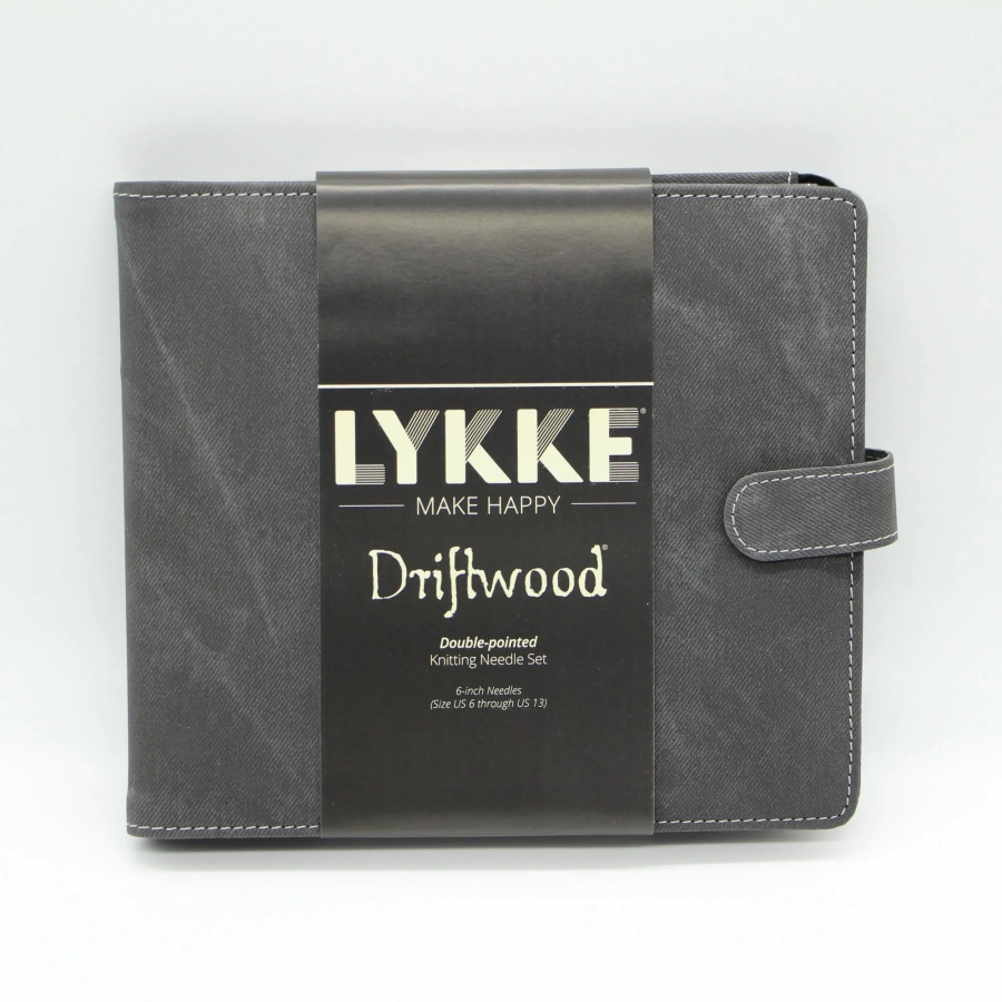 Набор чулочных спиц для вязания Lykke Driftwood 15 см дерево 4 мм-9 мм