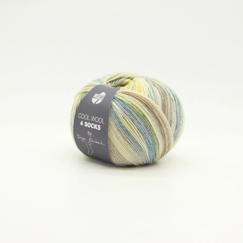 Lana Grossa Meilenweit Cool Wool 4 Socks print