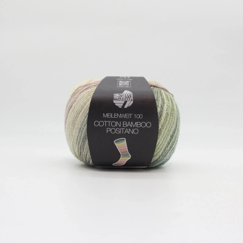 Lana Grossa Meilenweit 100 Cotton Bamboo Positano 